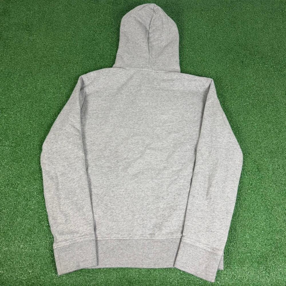 Polo Ralph Lauren Polo Bear Hoodie Gray Men’s Medium 2000s Embroidered Flag - Picture 5 of 5